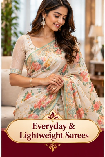 Lightweight sarees